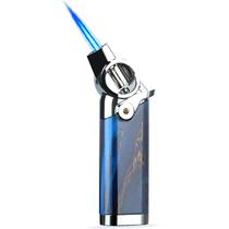 Isqueiro de butano HONEST Single Jet Flame recarregável azul Isqueiro de butano HONEST Single Jet Flame recarregável azul