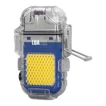 Isqueiro De Plasma Recarregável Com Lanterna Resistente A Água Vento Forte Isqueiro De Plasma Recarregável Com Lanterna Resistente A Água Vento Forte