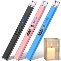 Isqueiro de velas LCFun Electric USB Recarregável Plasma Arc x3
