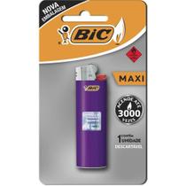 Isqueiro Descartável BIC Maxi a GÁS Caixa com 50 Blisters