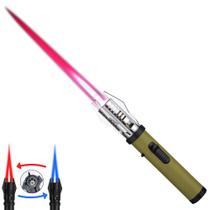 Isqueiro ELCELC Bright Fire com trava de segurança e chama ajustável