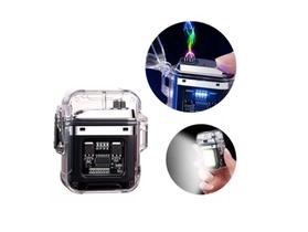 Isqueiro Eletrico De Plasma Carregador Usb Lanterna Potente