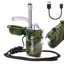 Isqueiro elétrico LCFun - Isqueiros de arco recarregáveis USB com LED