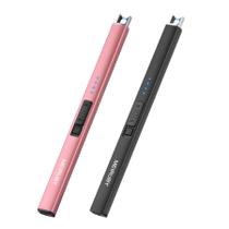 Isqueiro elétrico MEIRUBY Long Recarregável, Pacote com 2 Isqueiro elétrico MEIRUBY Long Recarregável, Pacote com 2
