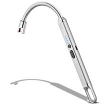 Isqueiro elétrico MEIRUBY Recarregável USB Prateado