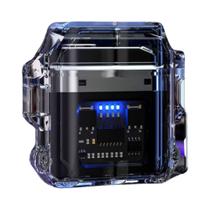 Isqueiro Eletrico Plasma Carregador Usb Lanterna Multi Uso