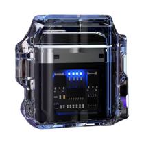 Isqueiro Eletrico Plasma Carregador Usb Lanterna Multi Uso - KAPBOM