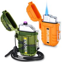 Isqueiro externo Laffizz Waterproof Plasma USB Recarregável