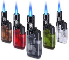 Isqueiro Luxgaze Mini Butano recarregável, pacote com 5