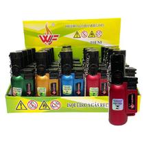 Isqueiro Maçarico a Gás Recarregável WF - Cores Sortidas