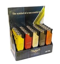 Isqueiro Maçarico Metal Mod (HS202) - Display c/ 25 unidades