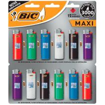 Isqueiro Maxi - 12 unidades - Bic