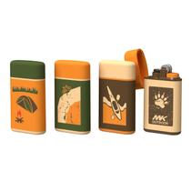 Isqueiro MK LIGHTER Camper Kit com 4 Unidades Recarregáveis com Chama de Tocha Isqueiro MK LIGHTER Camper Kit com 4 Unidades Recarregáveis com Chama de Tocha