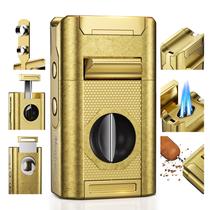 Isqueiro Moniup 6 em 1 com cortador e perfuradores