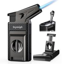 Isqueiro Scymigh All-in-One com cortador e perfurador de fibra de carbono