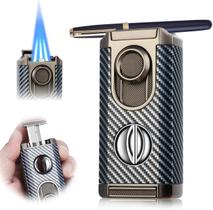 Isqueiro Sormwitt All-in-One com cortador e suporte de fibra de carbono