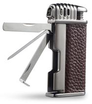 Isqueiro Urgrette 3 em 1 com butano recarregável com 3 ferramentas Isqueiro Urgrette 3 em 1 com butano recarregável com 3 ferramentas