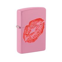 Isqueiro Zippo 238 Design Beijo Rosa Isqueiro Zippo 238 Design Beijo Rosa