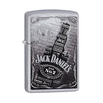 Isqueiro Zippo 29285 Classic Cromado Jack Daniels Bottle Satin