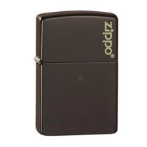 Isqueiro Zippo 49180ZL Marrom Logo