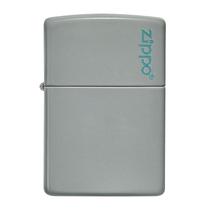 Isqueiro Zippo Cinza Logo Design 49452ZL