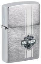 Isqueiro Zippo Harley-Davidson Bar Shield Cromado Escovado Isqueiro Zippo Harley-Davidson Bar Shield Cromado Escovado