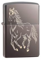 Isqueiro Zippo Horse Pocket Black Ice