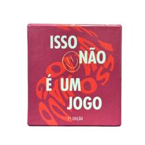 Isso Não é Um Jogo - Jogo de Cartas Isso Não é Um Jogo - Jogo de Cartas