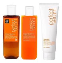 It perfect serum original shampoo + condicionador 200ml e treatment 180ml -mise en scene It perfect serum original shampoo + condicionador 200ml e treatment 180ml -mise en scene