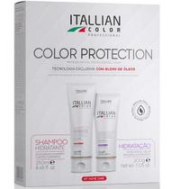 Itallian color kit home care color protection com shampoo e hidratação Itallian color kit home care color protection com shampoo e hidratação