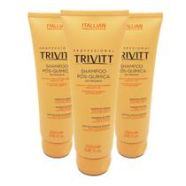 Itallian Trivitt Shampoo Pós Quimica 3x 250ml