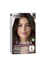 Itely Coloração Castanho Claro Profissional Permanente em Creme Coloritá 5.0