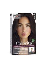Itely Coloração Profissional Permanente em Creme Coloritá 4.0 Castanho Médio