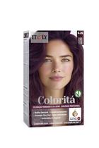 Itely Coloração Profissional Permanente em Creme Coloritá 6.26 Louro Escuro Marsala