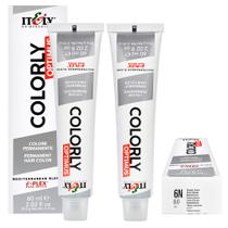 Itely Kit c/2 Tintas Colorly 6N Louro Escuro 60 ml