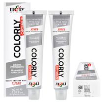 Itely Kit c/2 Tintas Colorly 6N Louro Escuro 60 ml