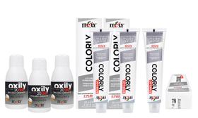 Itely Kit c/3 Tintas Colorly 7N Louro 60 ml + 3 Oxily 20 Volumes 60 ml