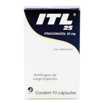 ITL Antifúngico Itraconazol 25mg C/10 Cápsulas