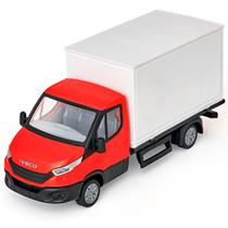 Iveco Daily Caminhão Baú Miniatura Para Brincar Colecionar Usual Brinquedos