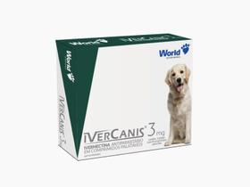 Ivercanis 3 mg c/ 4 comprimidos - World