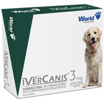 Ivercanis 3 mg com 4 comprimidos - World veterinária