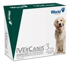 Ivercanis 3mg caixinha 4 comprimidos