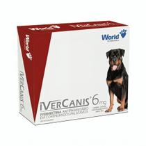 Ivercanis 6mg com 4 comprimidos - Kit 2 unidades Ivercanis 6mg com 4 comprimidos - Kit 2 unidades