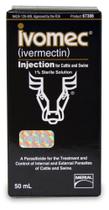 IVOMEC INJ 50 mL - Merial