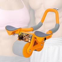 IWMABRU Roda de Exercício Abdominal Dupla Suporte Celular e Timer Digital Eficiência Máxima para Core e Corpo Home Fitness