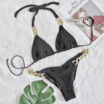 J1506-Bikini Biquíni Bojo Pedraria Strass Corrente Luxo 520p J1506-Bikini Biquíni Bojo Pedraria Strass Corrente Luxo 520p