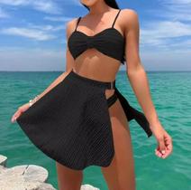 J3002-Biquíni Bikini Bojo Luxo Conjunto Saída De Praia Saia Ag322 J3002-Biquíni Bikini Bojo Luxo Conjunto Saída De Praia Saia Ag322