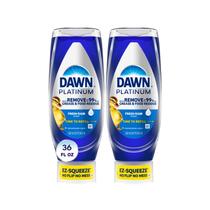 Jabón para Platos Dawn Platinum EZ-Squeeze Lluvia Fresca 532 mL Paquete de 2