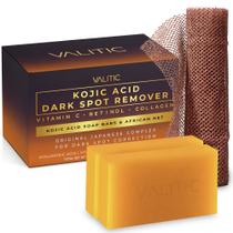 Jabón VALITIC con Ácido Kójico para Eliminar Manchas Oscuras 2 Paquetes con Esponja Jabón VALITIC con Ácido Kójico para Eliminar Manchas Oscuras 2 Paquetes con Esponja