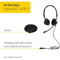 Jabra BIZ 2400 II Duo USB, MS 2499-823-309-ES